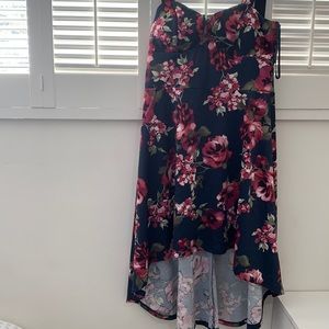 Formal High Low Floral Dress